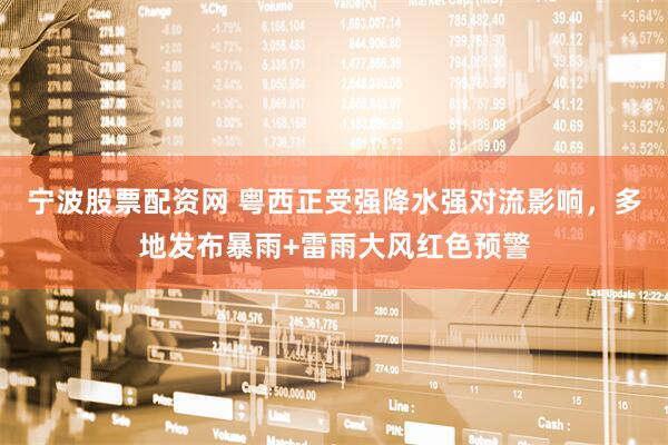 宁波股票配资网 粤西正受强降水强对流影响，多地发布暴雨+雷雨大风红色预警